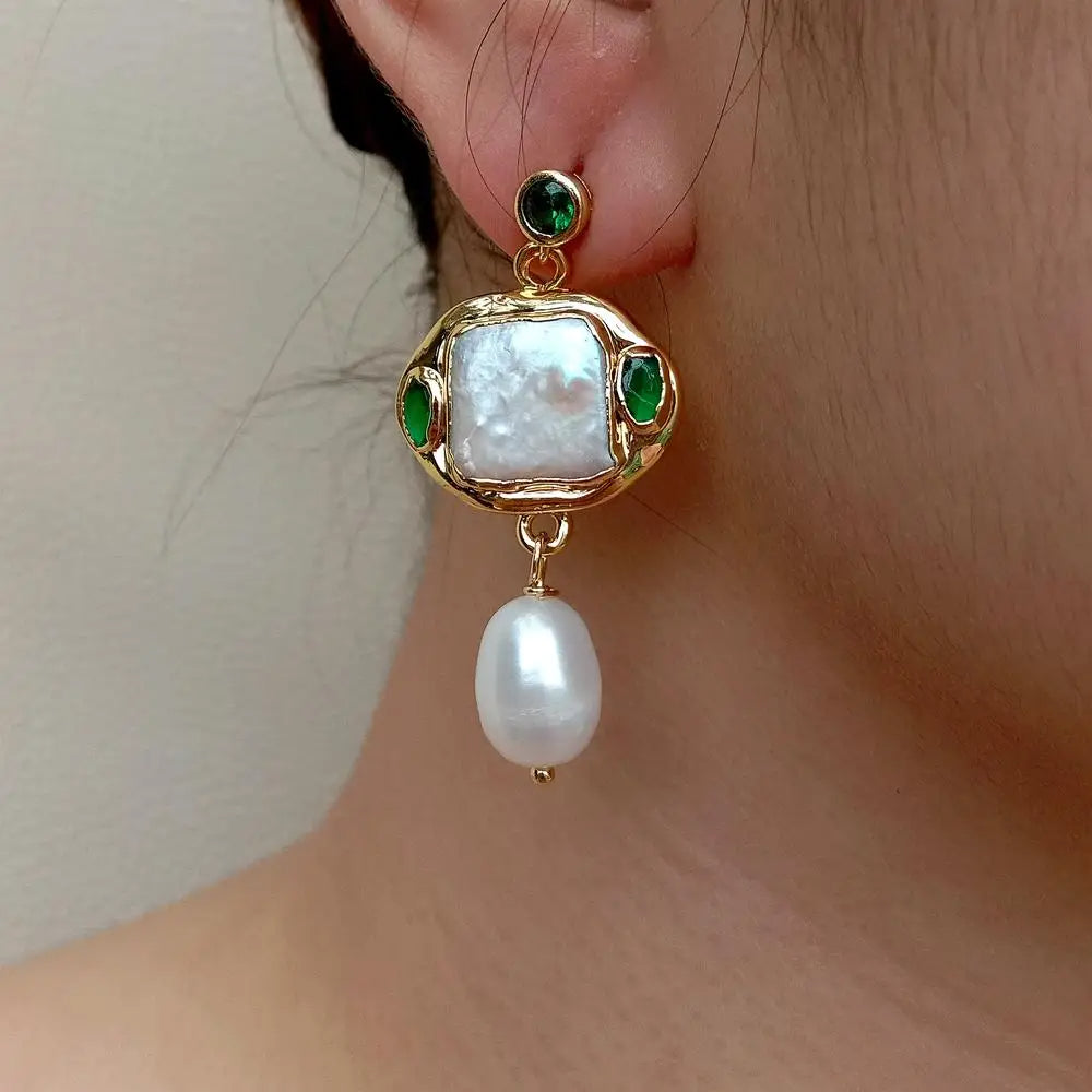 Opal Garden Drop Earrings
