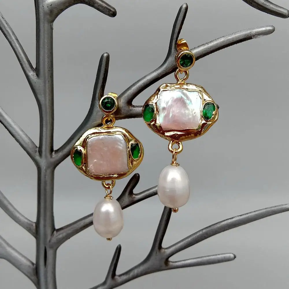 Opal Garden Drop Earrings