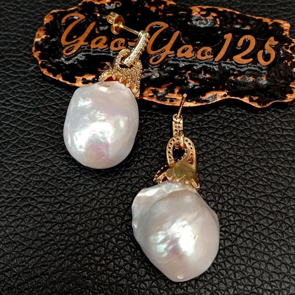 Celeste Pearl Drop Earrings
