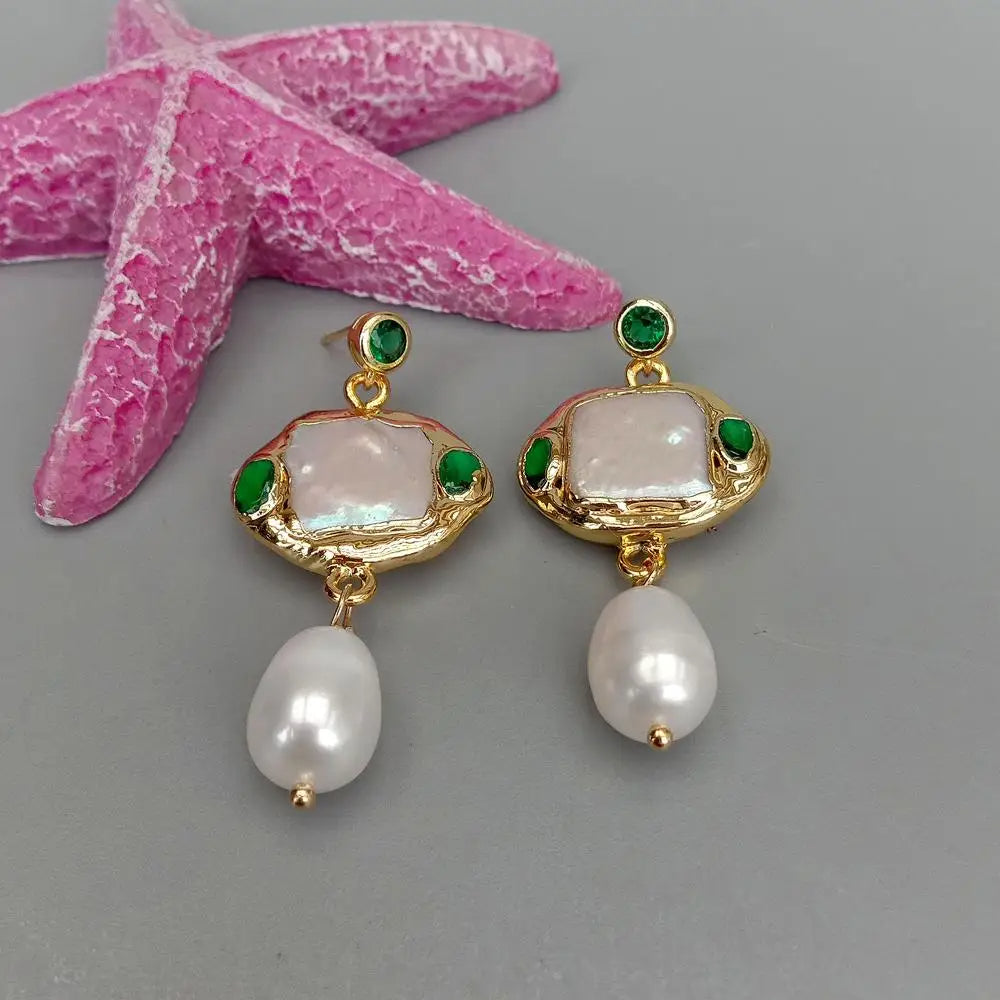 Opal Garden Drop Earrings