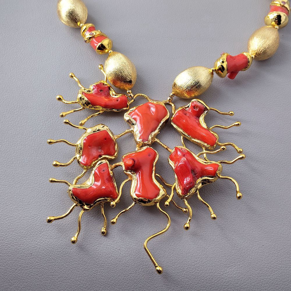 Coral Crown Necklace