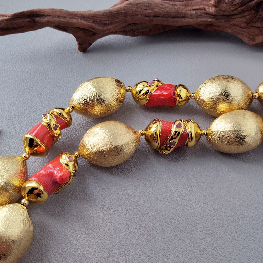 Coral Crown Necklace