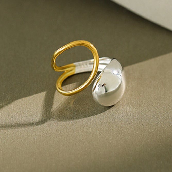 Abstract Orbit 925 Silver Ring - Voisson