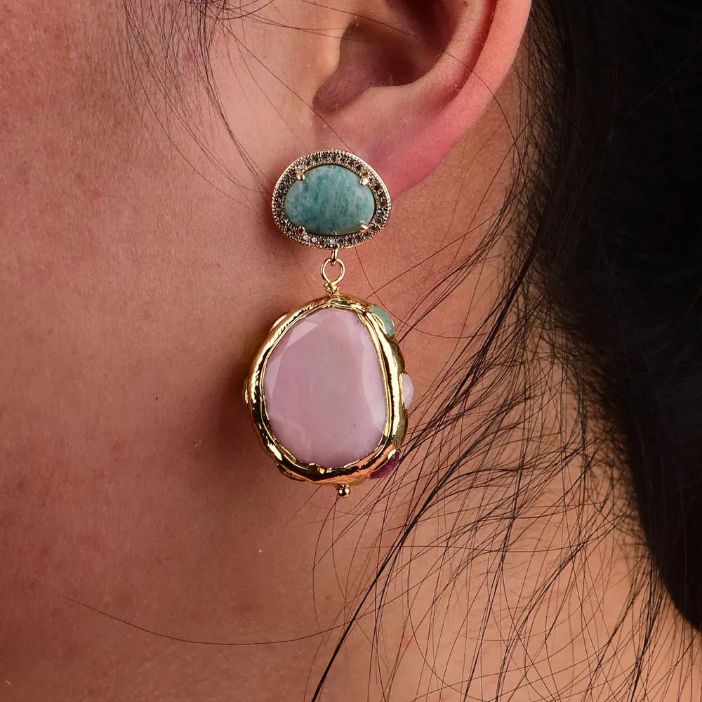 Amazon Bloom Drop Earrings - Voisson
