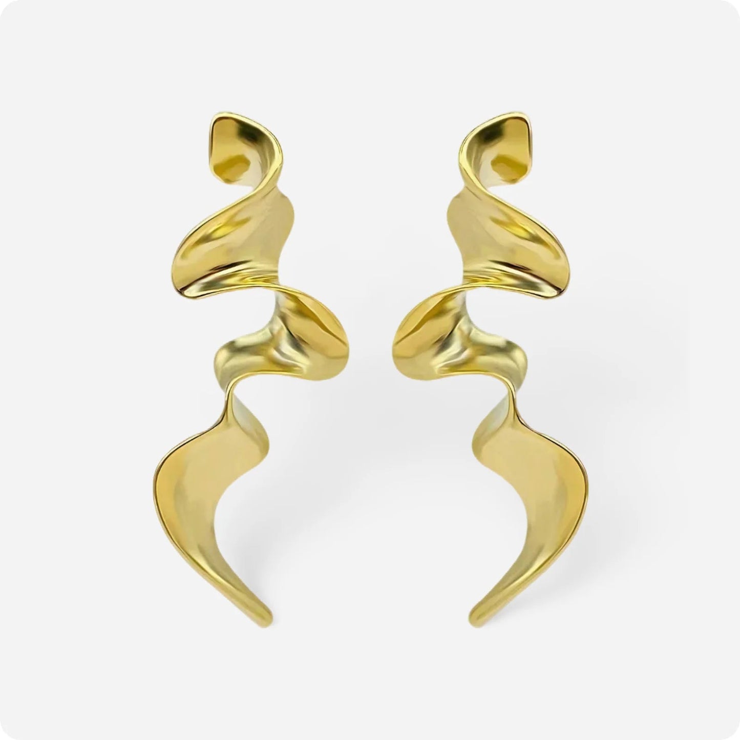 Angel Wave Drop Earrings - Voisson