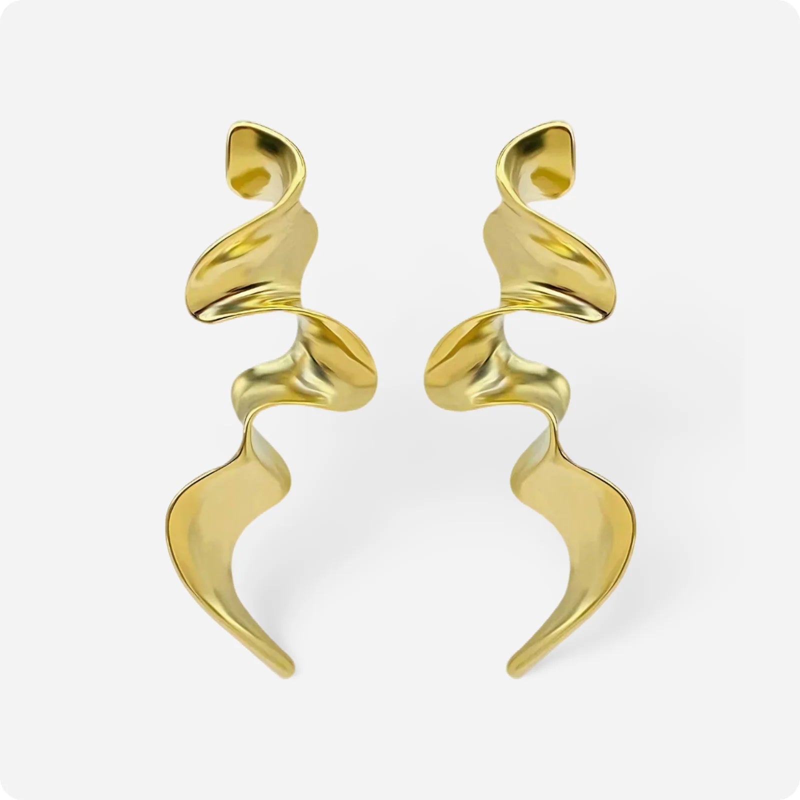 Angel Wave Drop Earrings - Voisson
