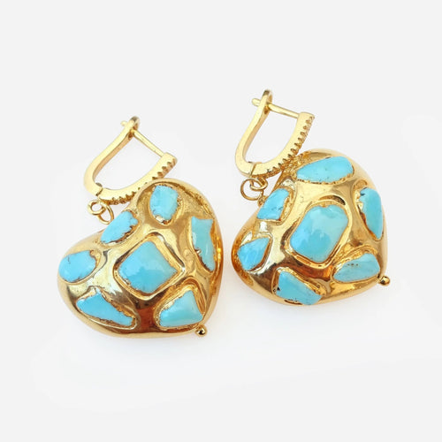Aqua Aurora Drop Earrings - Voisson