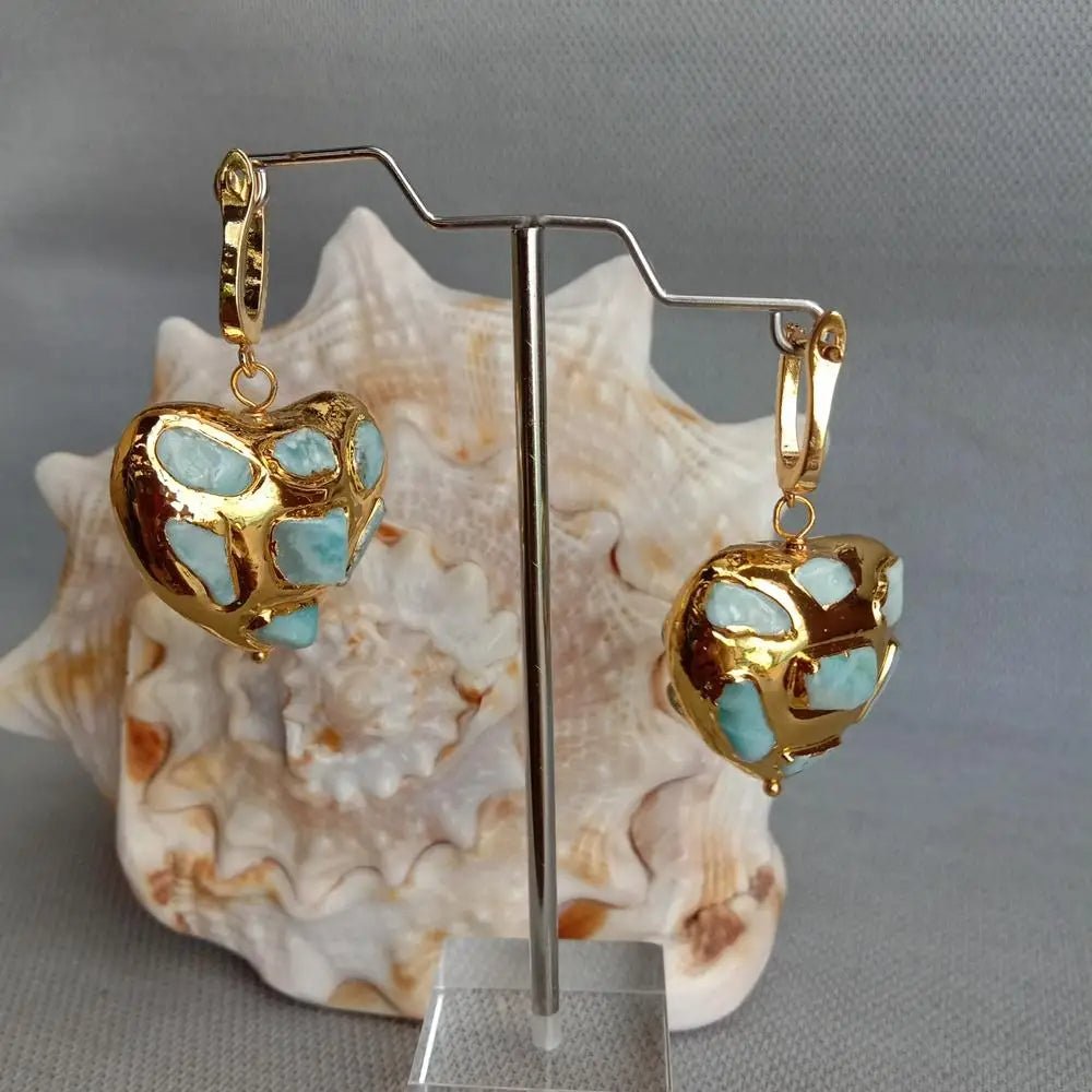 Aqua Aurora Drop Earrings - Voisson