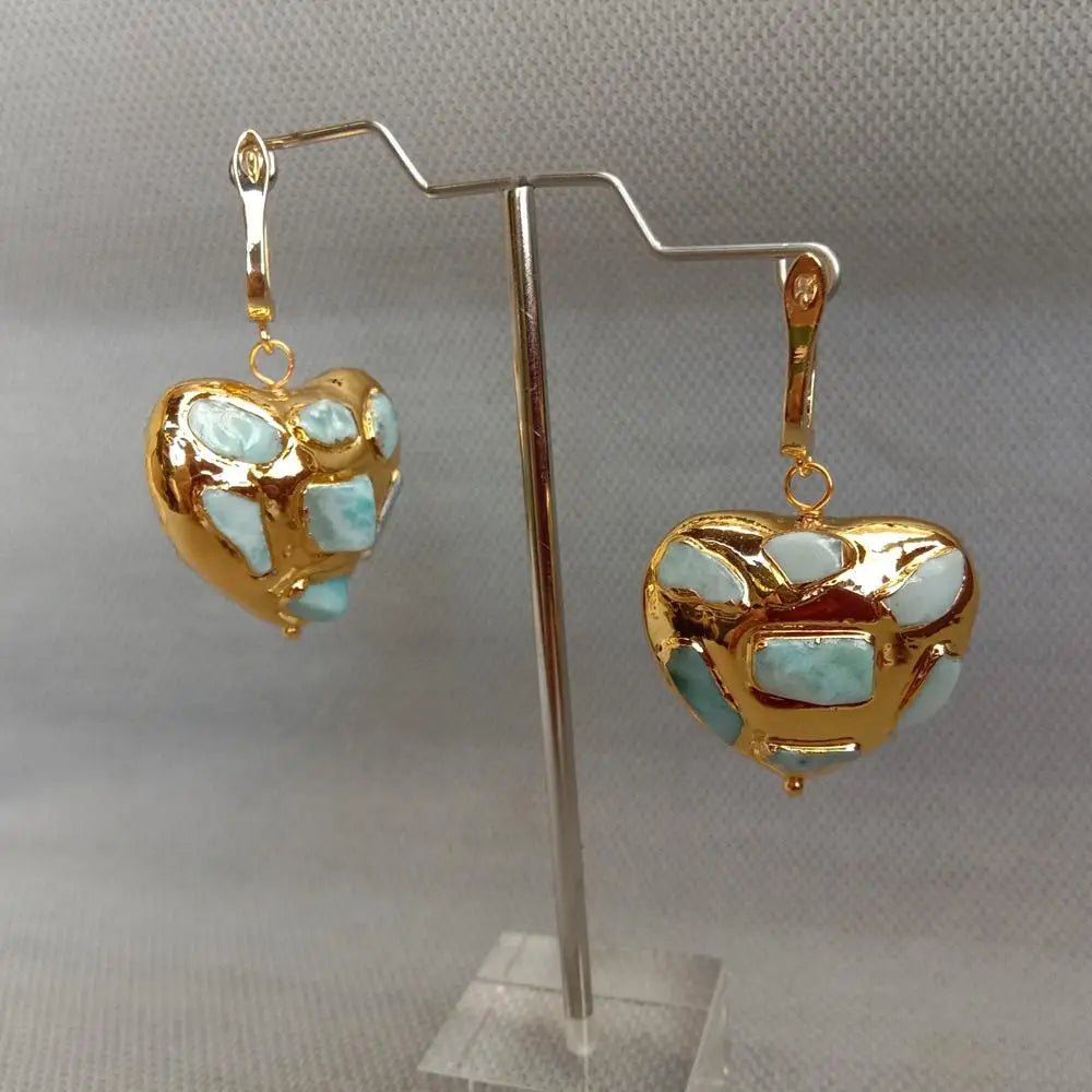 Aqua Aurora Drop Earrings - Voisson