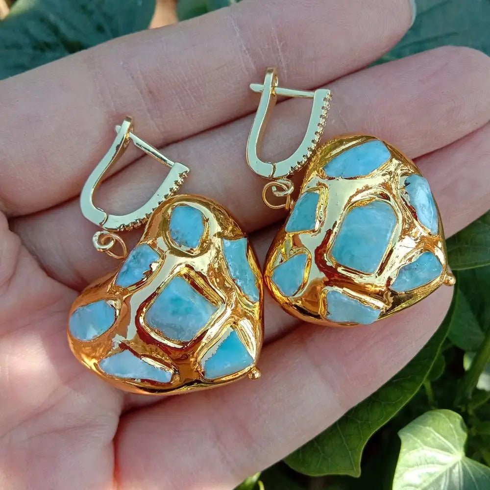 Aqua Aurora Drop Earrings - Voisson