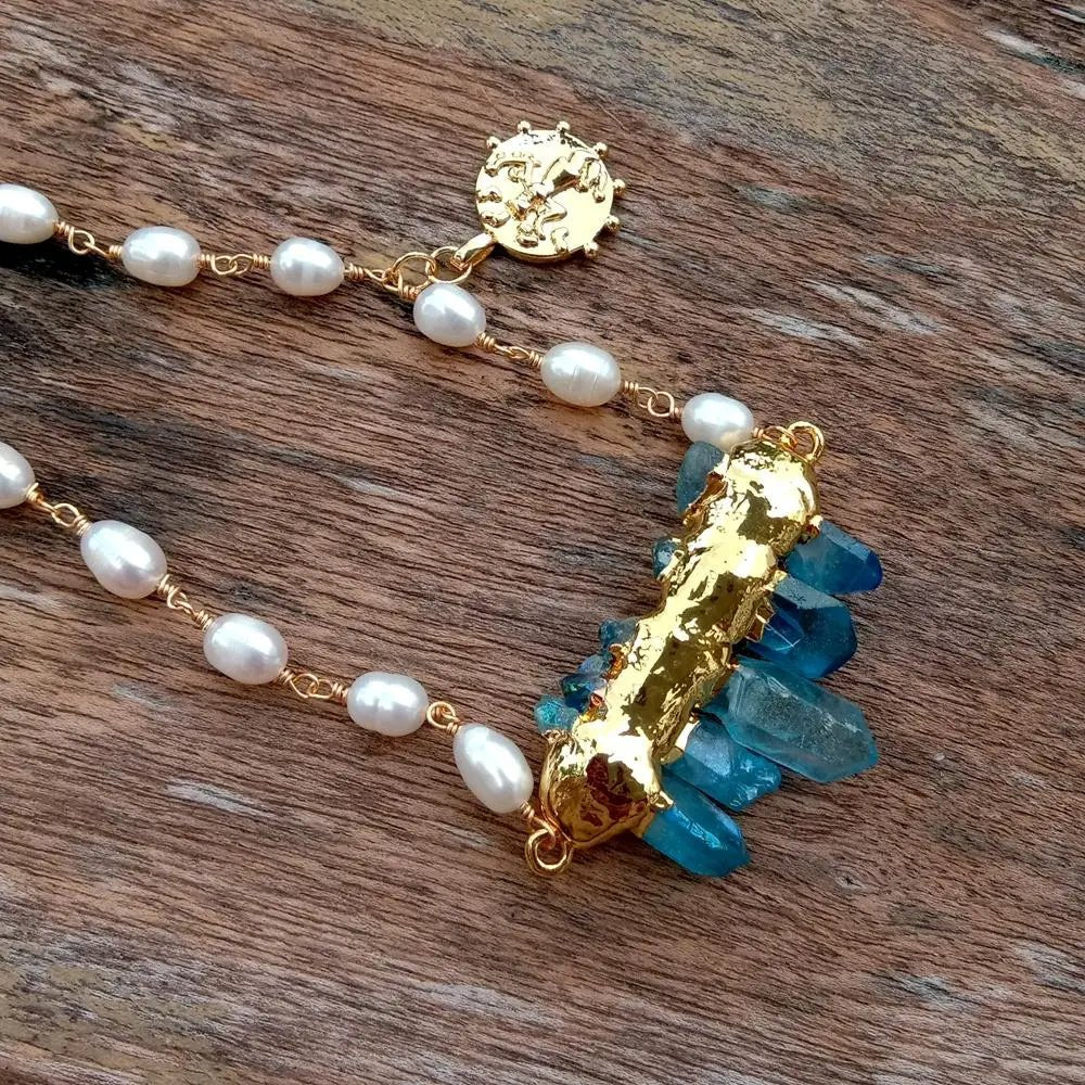 Atlantis Crown Pearl Necklace - Voisson