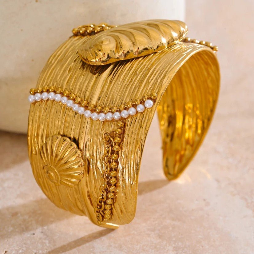 Atlantis Heirloom Cuff Bracelet - Voisson