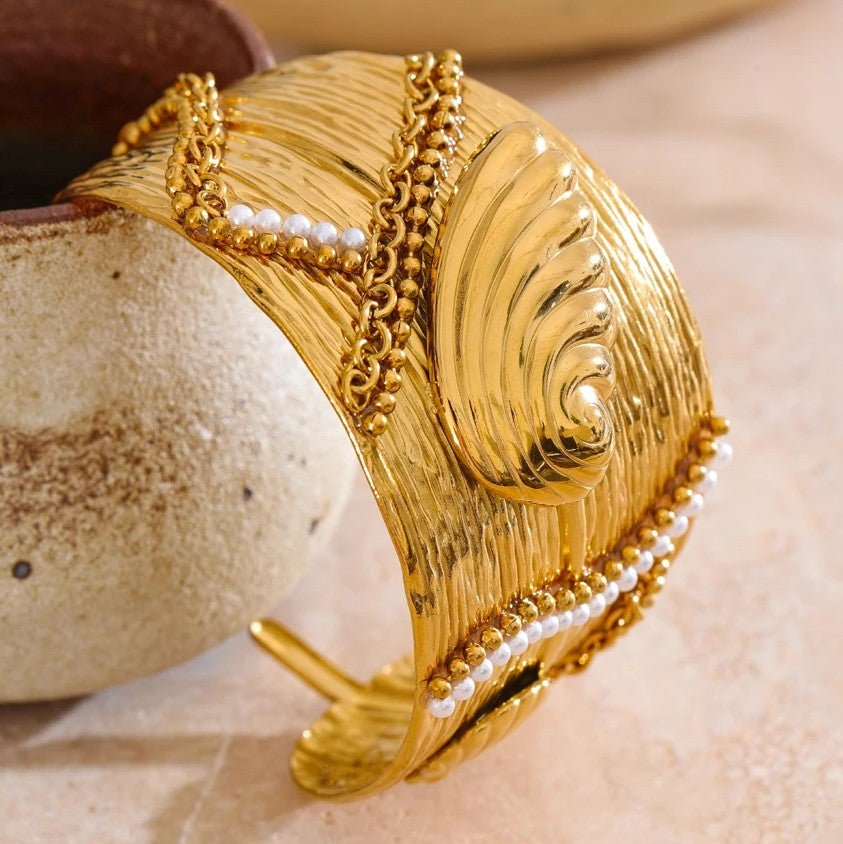 Atlantis Heirloom Cuff Bracelet - Voisson