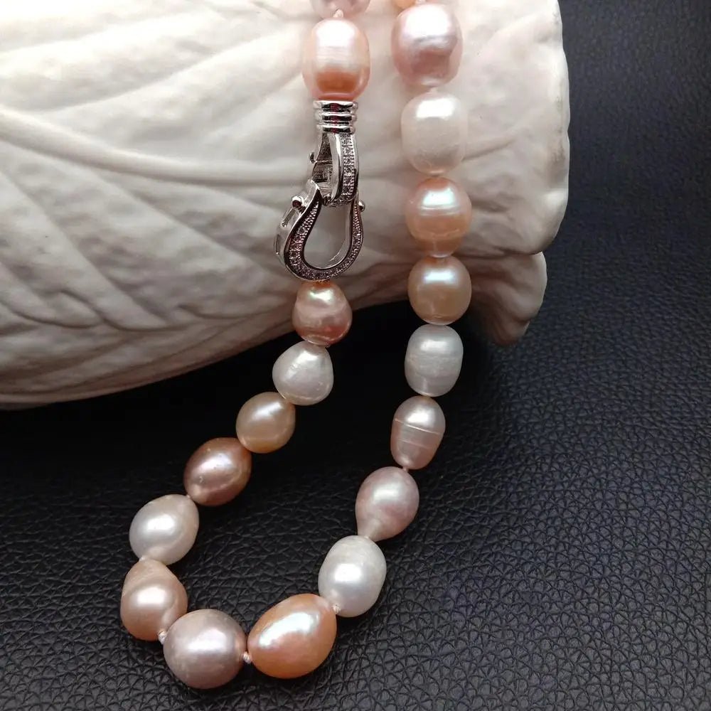 Aurora Clasp Pearl Necklace - Voisson