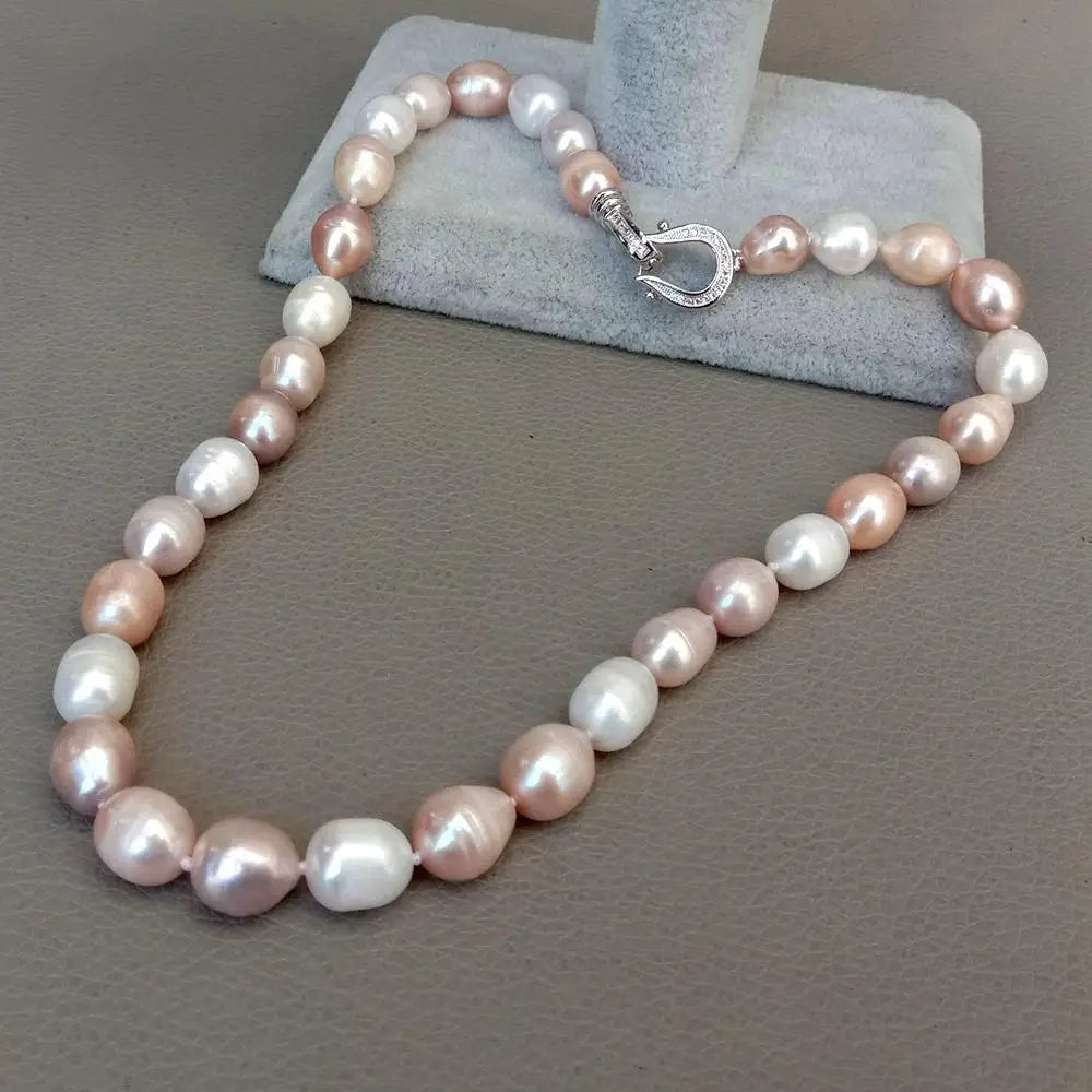 Aurora Clasp Pearl Necklace - Voisson