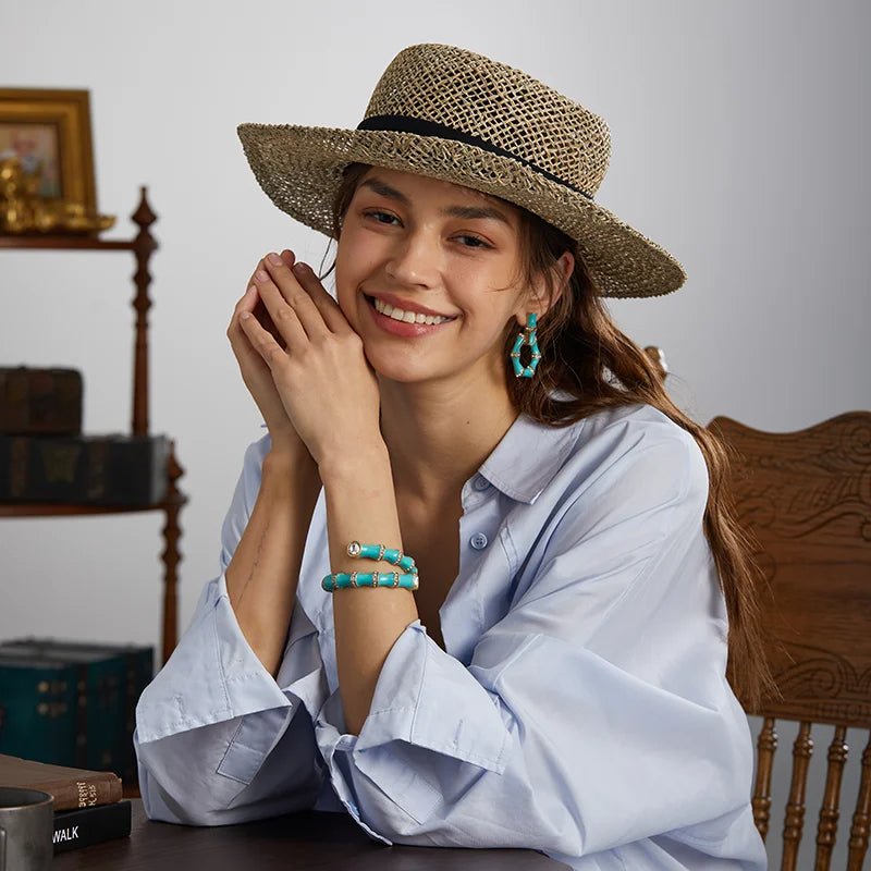 BambooGleam Open Bracelet - Voisson