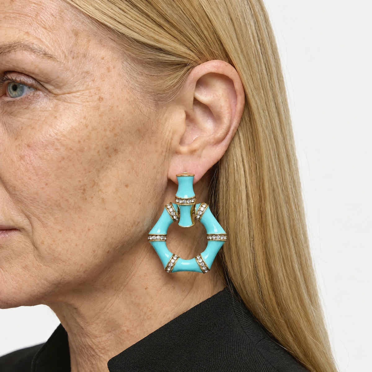 BambooGleam Stud Earrings - Voisson