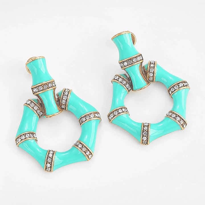 BambooGleam Stud Earrings - Voisson