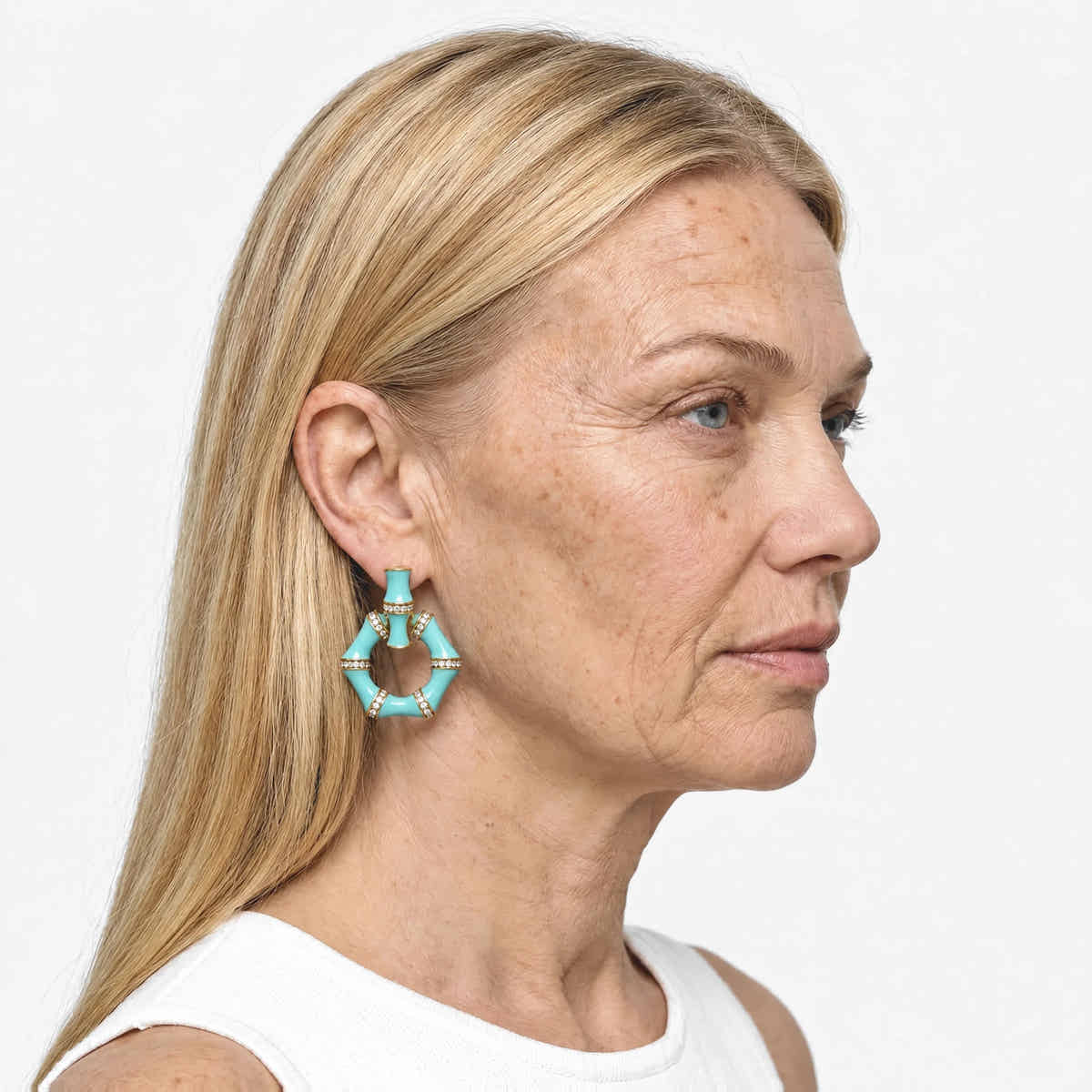 BambooGleam Stud Earrings - Voisson