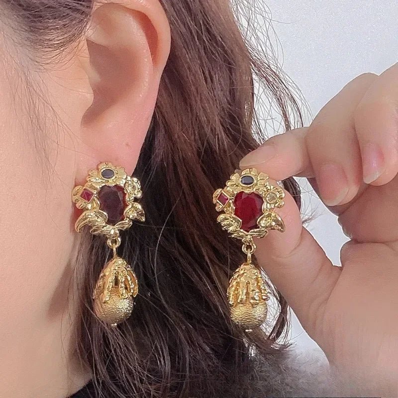 Baroque Blossom Earrings - Voisson