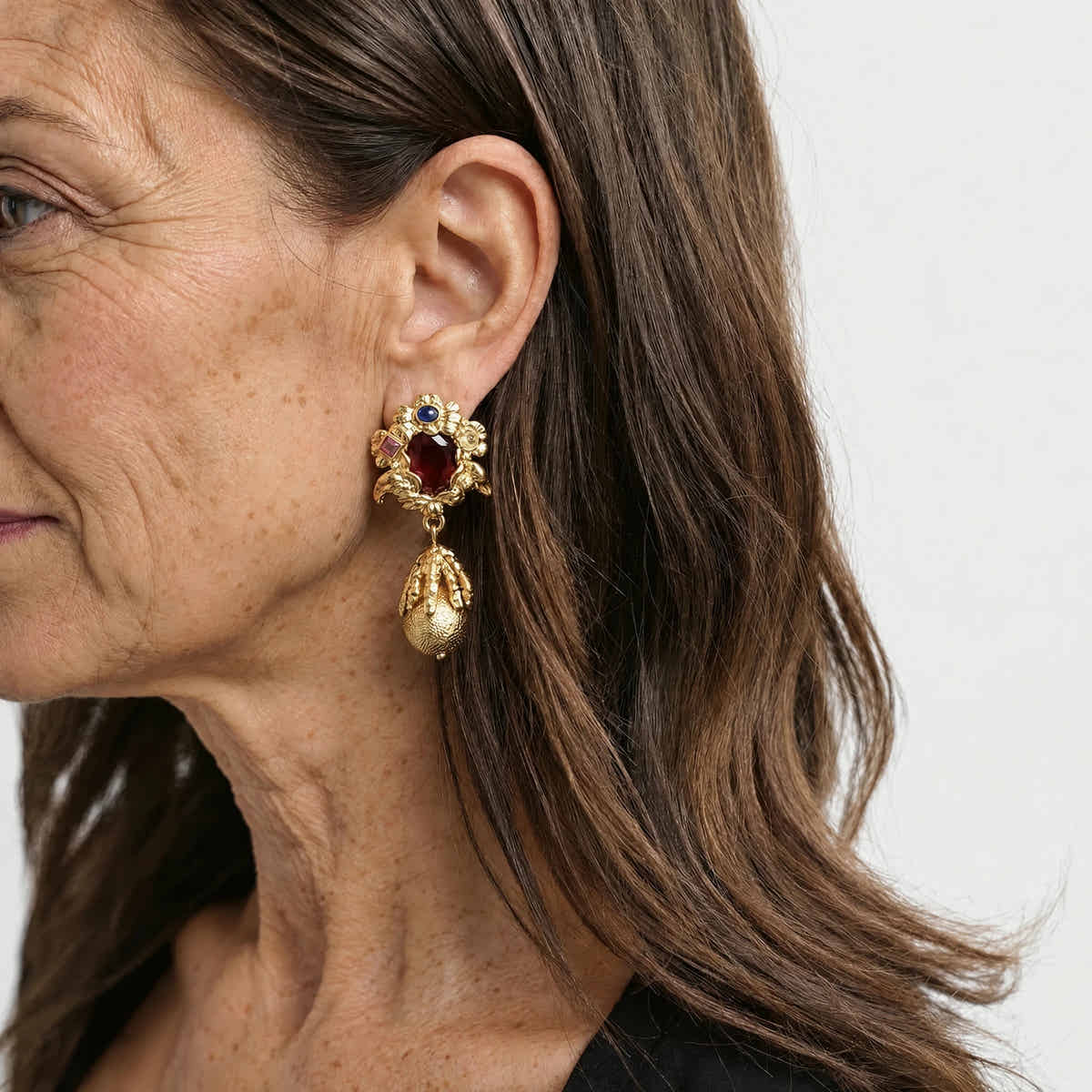 Baroque Blossom Earrings - Voisson