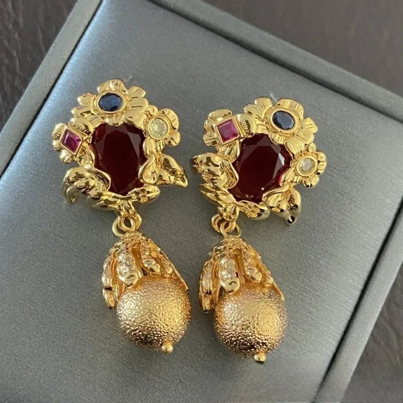 Baroque Blossom Earrings - Voisson