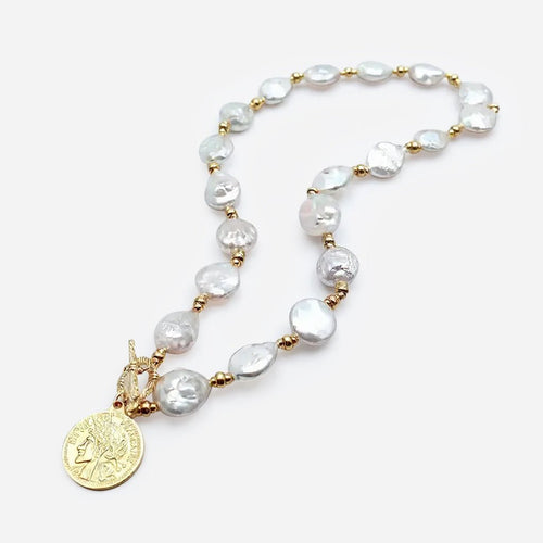 Baroque Legacy Pendant Necklace - Voisson