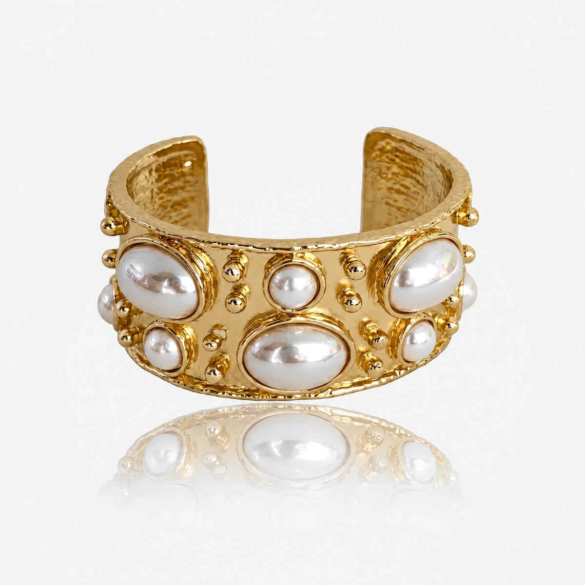 Baroque Pebble Cuff - Voisson