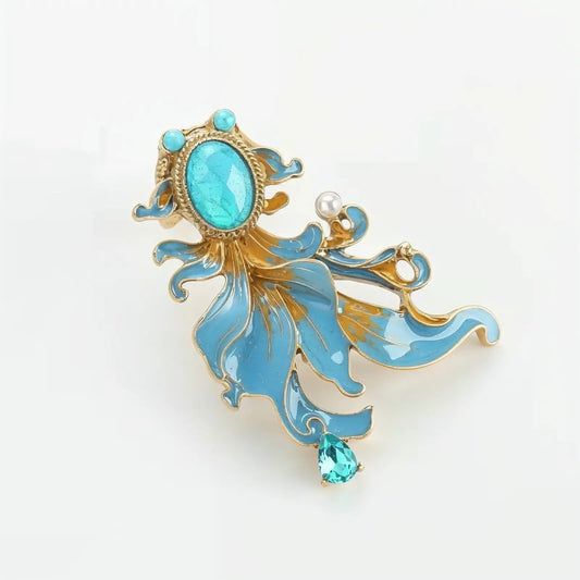 Blue Mirage Statement Ring - Voisson