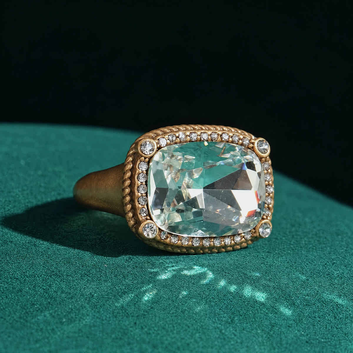 Blue Veritas Gold Ring - Voisson