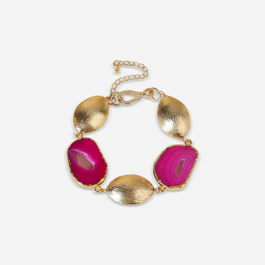 Blush Verve Statement Bracelet - Voisson