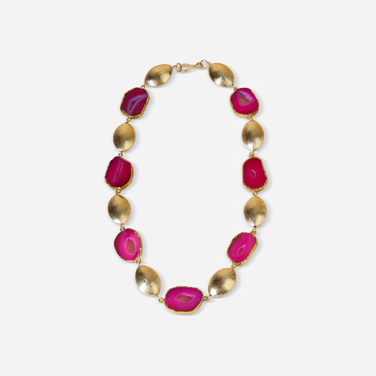 Blush Verve Statement Necklace - Voisson