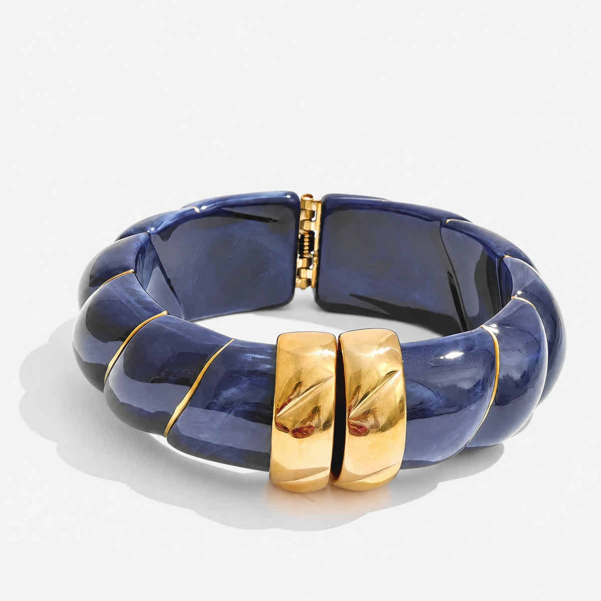 Braided Resin Cuff Bracelet - Voisson