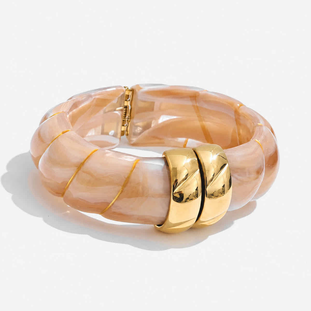 Braided Resin Cuff Bracelet - Voisson