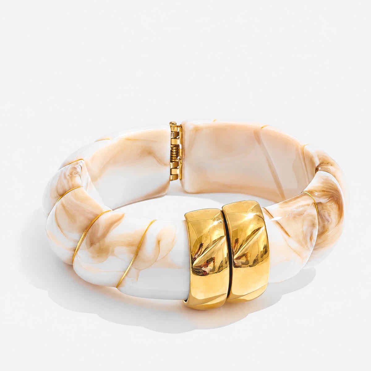 Braided Resin Cuff Bracelet - Voisson