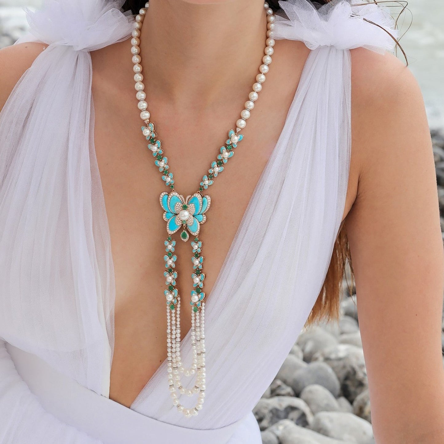 Butterfly Serenade Necklace - Voisson
