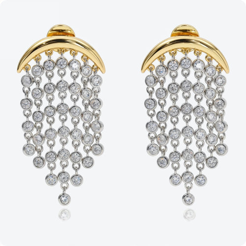 CelesteDrop Tassel Earrings - Voisson