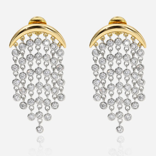 CelesteDrop Tassel Earrings - Voisson