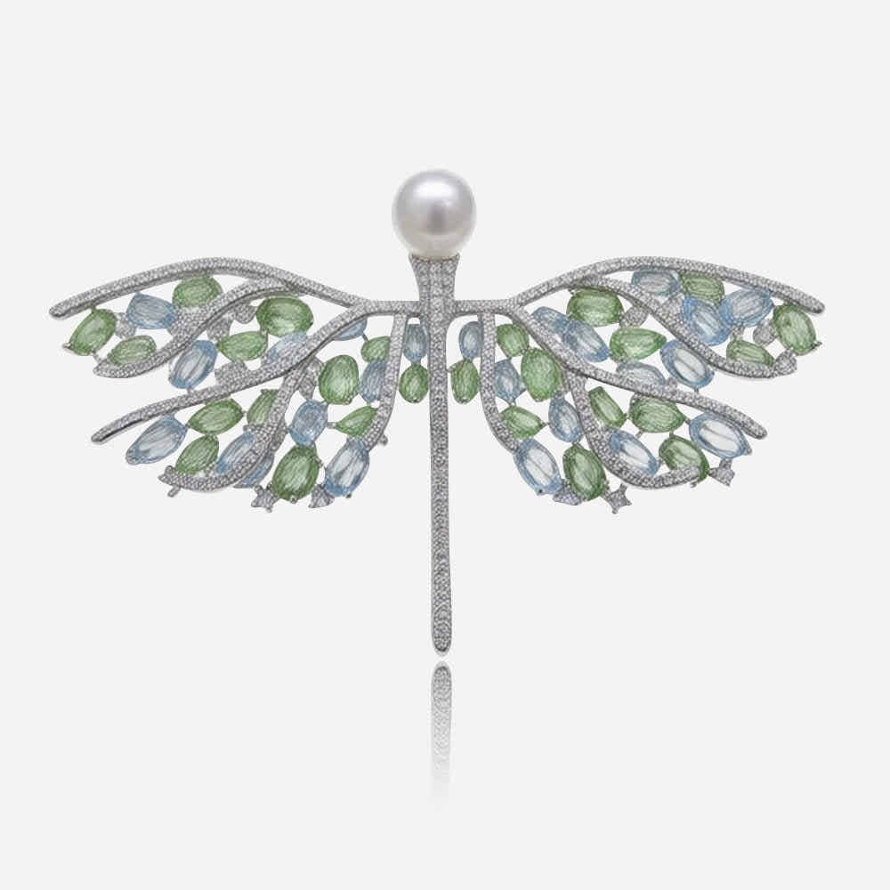 Celestial Dragonfly Brooch - Voisson