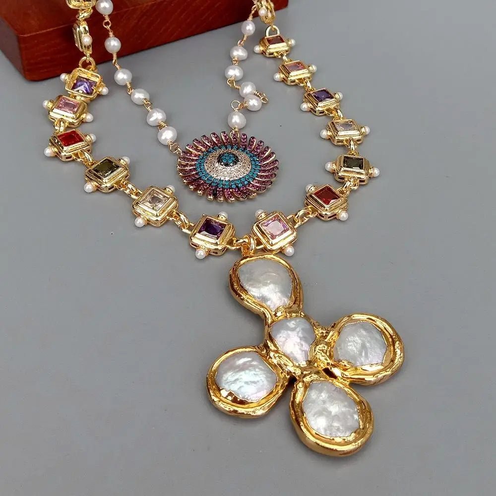 Celestial Garden Pearl Necklace - Voisson