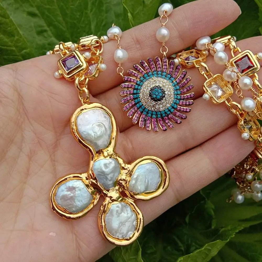 Celestial Garden Pearl Necklace - Voisson
