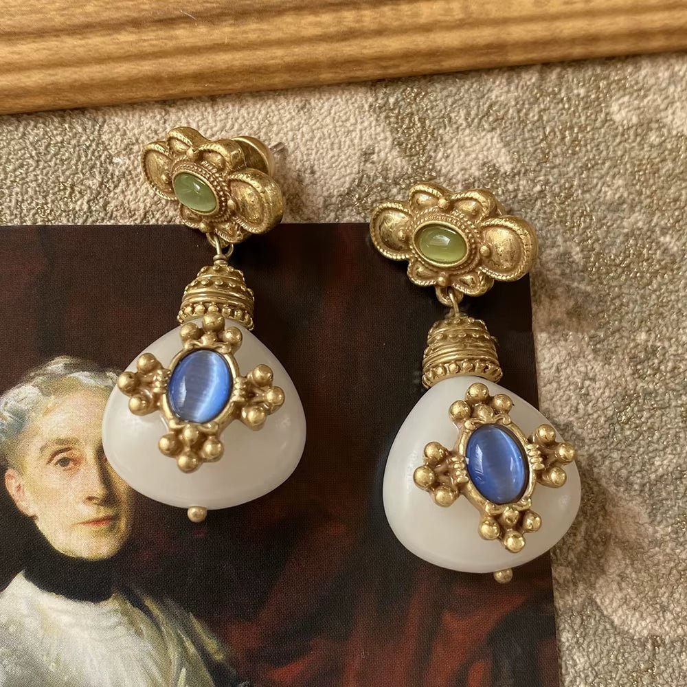 Celestial Relic Vintage Earrings - Voisson