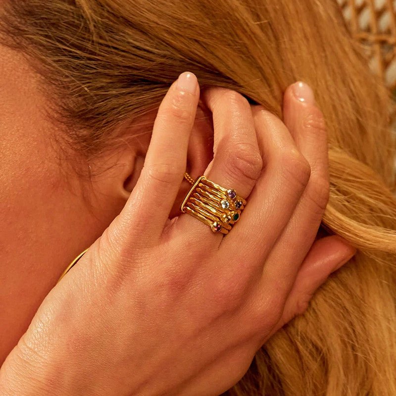 Chroma Whisper Stack Ring - Voisson