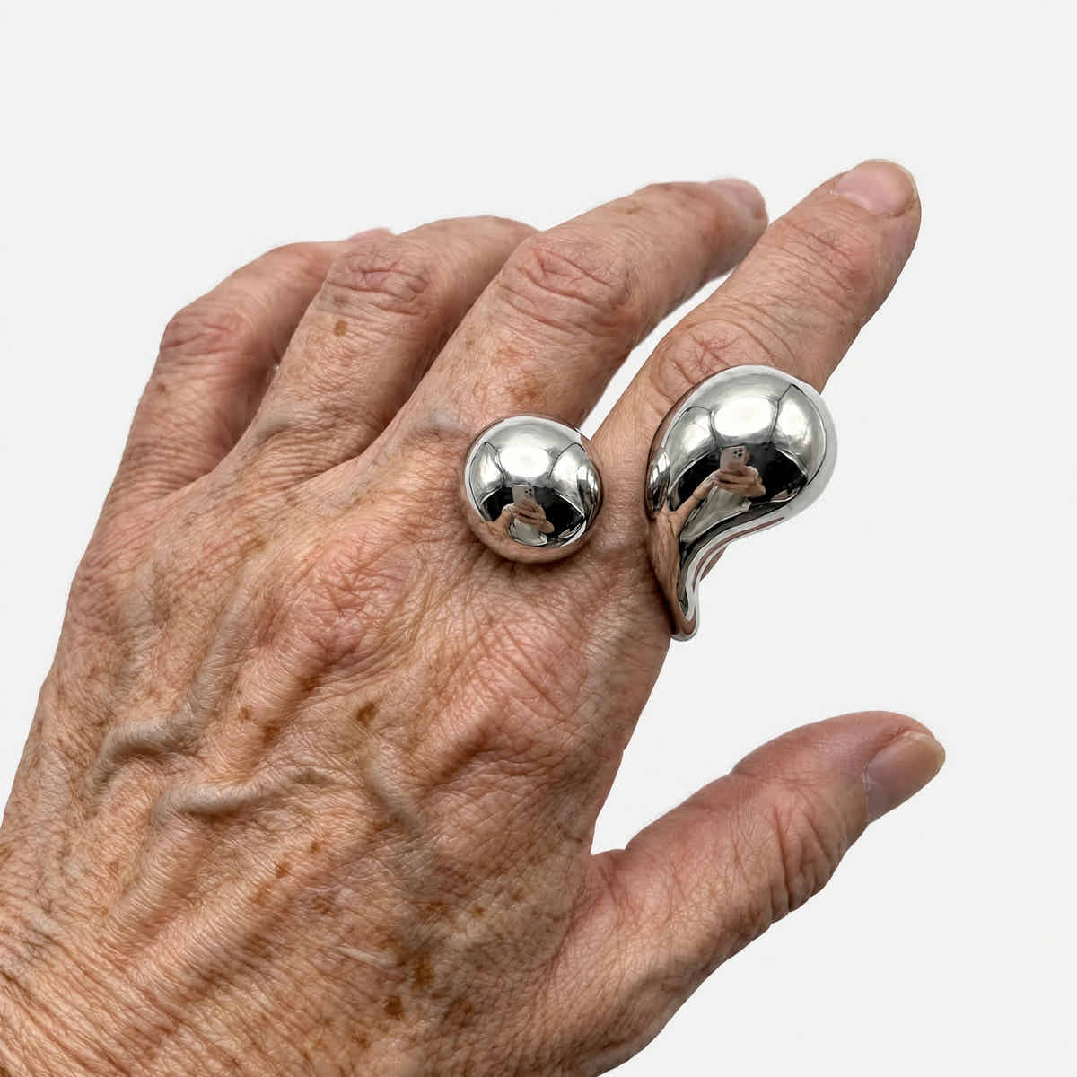Chunky Water Drop Ring - Voisson