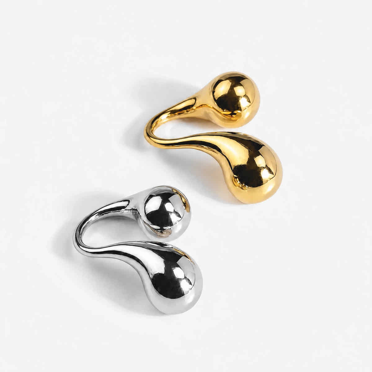 Chunky Water Drop Ring - Voisson