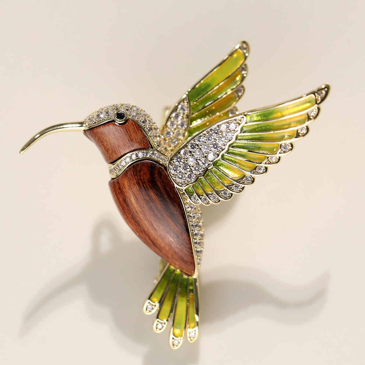 Cobalt Flight Brooch - Voisson