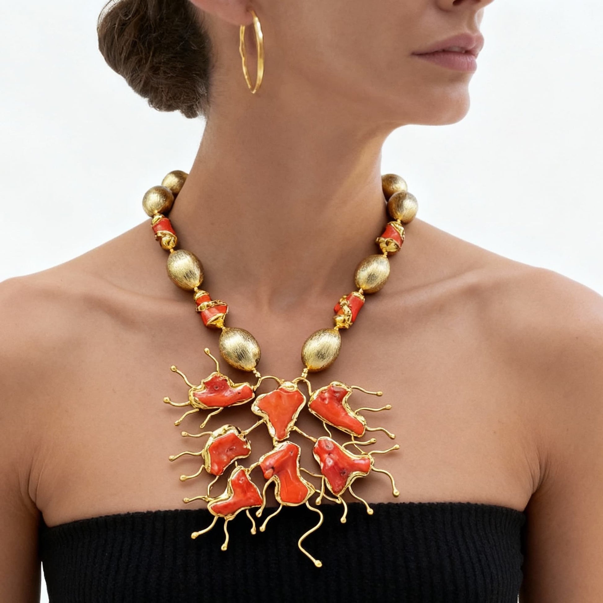 Coral Crown Necklace - Voisson