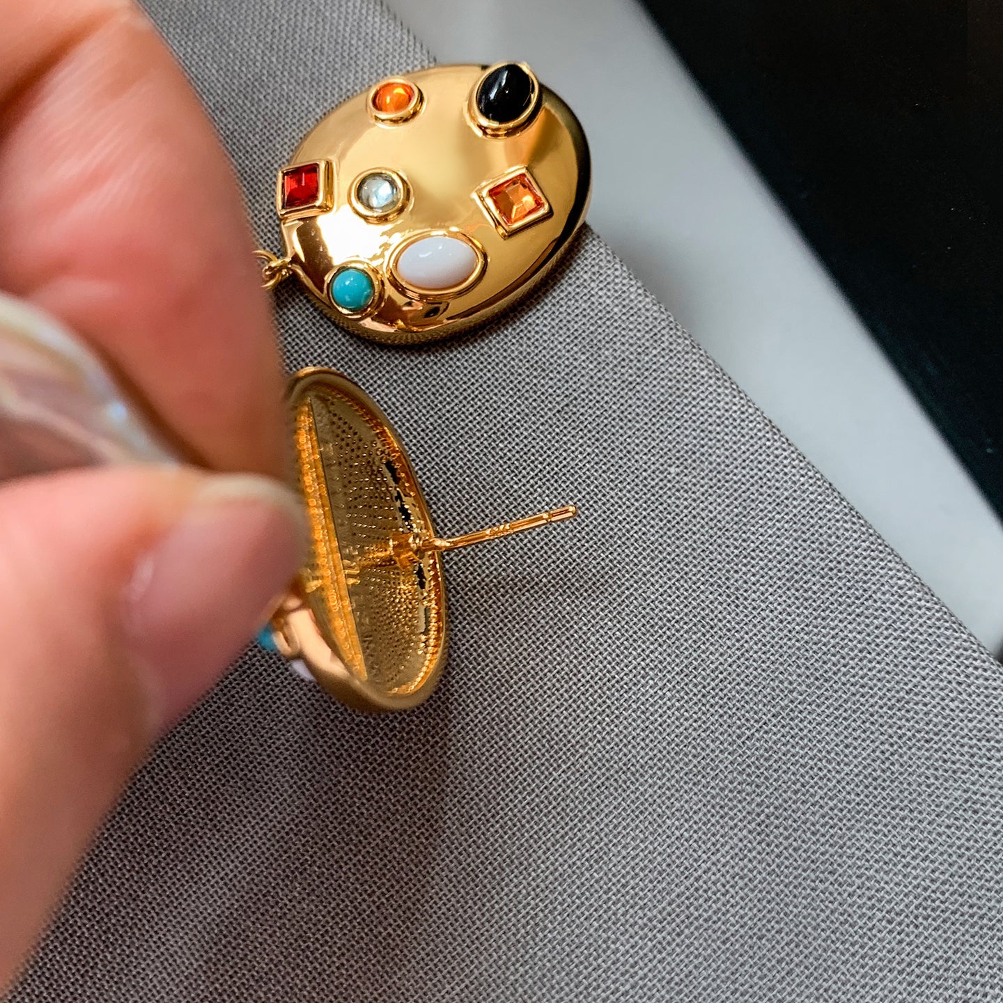 CosmicCanvas Baroque Earrings - Voisson