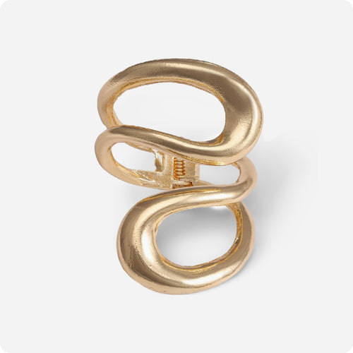 CrescentCurl Chunky Cuff Bracelet - Voisson