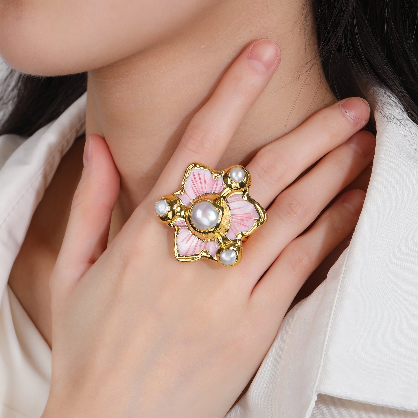 CrownDaisy Bold Ring - Voisson